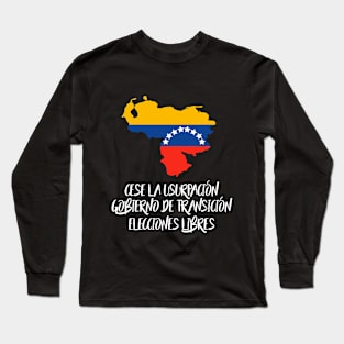 Venezuela Guaidó Long Sleeve T-Shirt